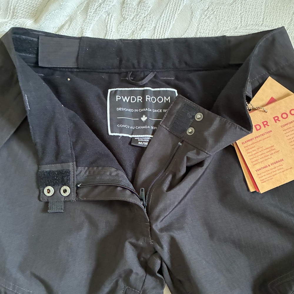 PWDR Room Black Snow Pants